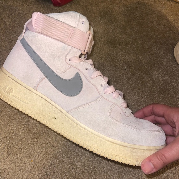 Nike Air Force 1 High Tops Mens Arctic Pink - Picture 2 of 5